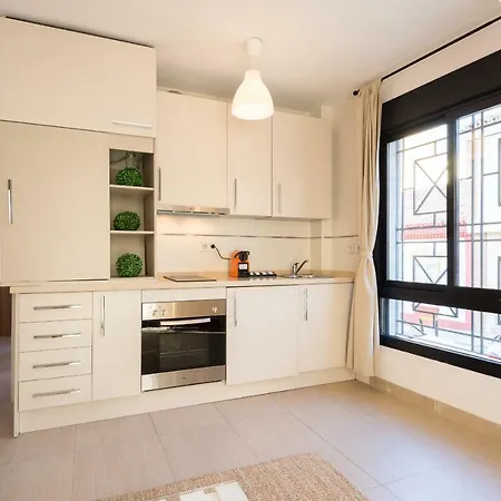 Ma1a-apt With Rooftops With Palms Close To Old Town * Malaga